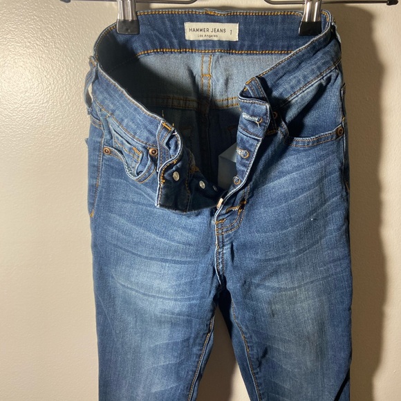 High waisted button-fly skinny jeans - Picture 2 of 4